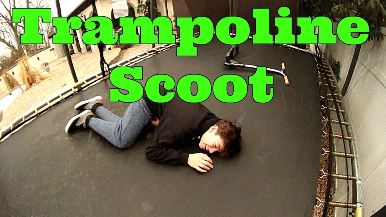 TRAMPOLINE GAME OF SCOOT!!!