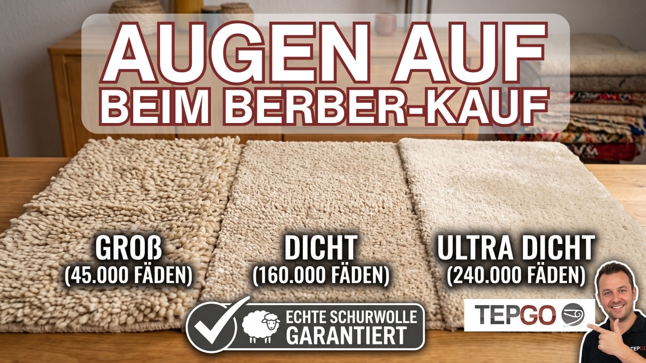 Berber Teppich – alles, was Sie wissen sollten