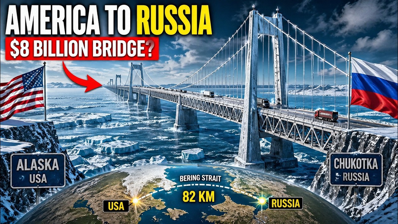 🌉 Мост за 8 миллиардов долларов, который соединит Америку и Россию