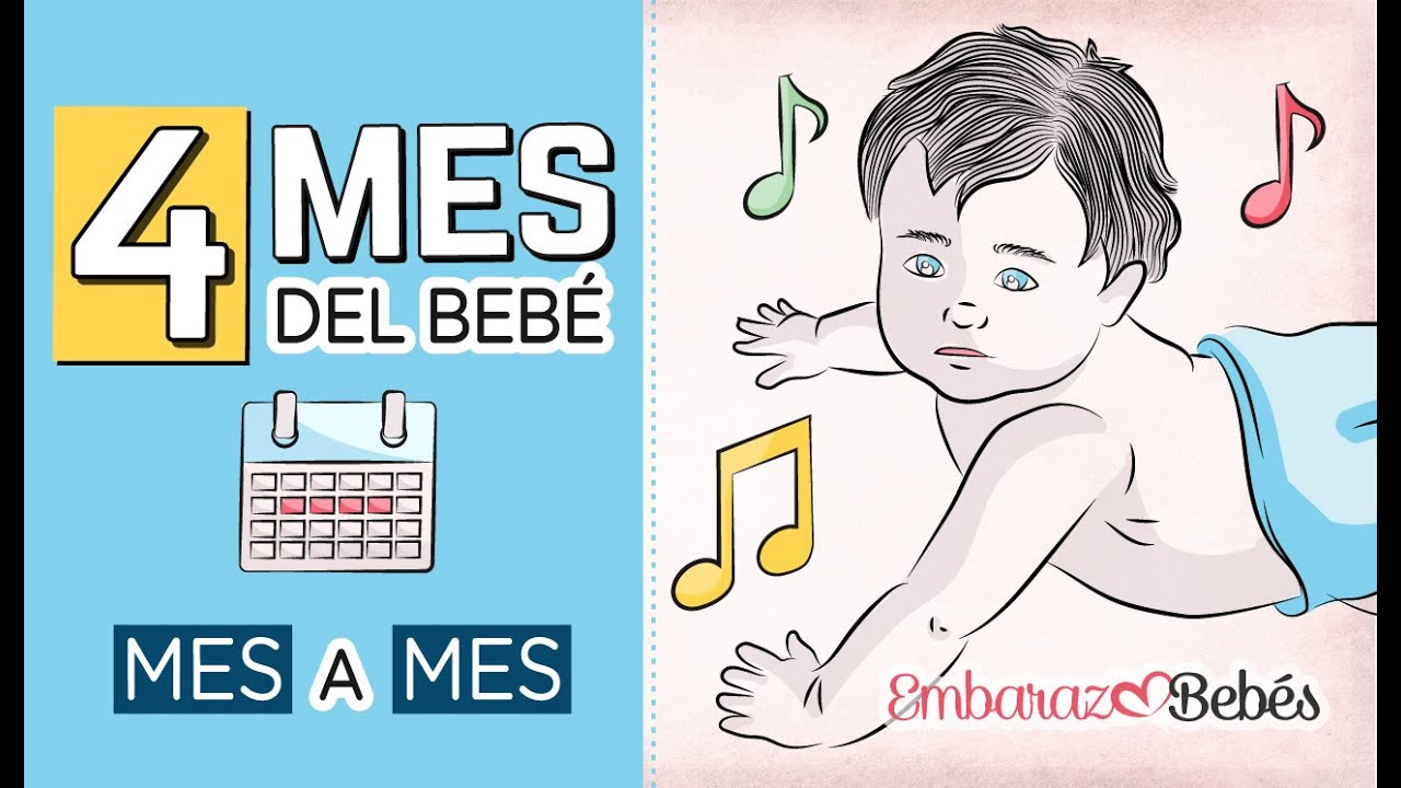 📆👶🏻 CUARTO MES del bebé | 4 MES | Desarrollo y cuidados