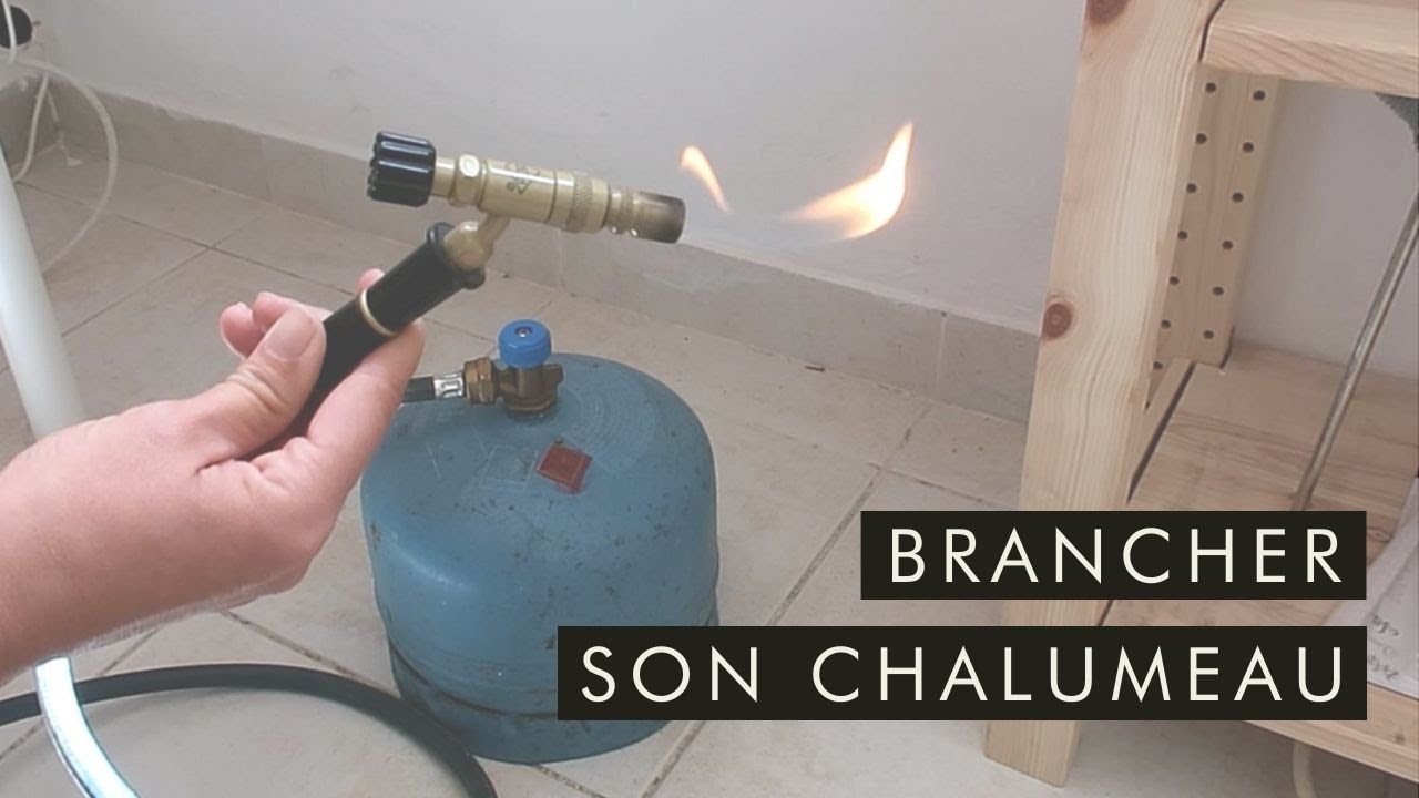Comment brancher le chalumeau Orca à sa bouteille de gaz ?
