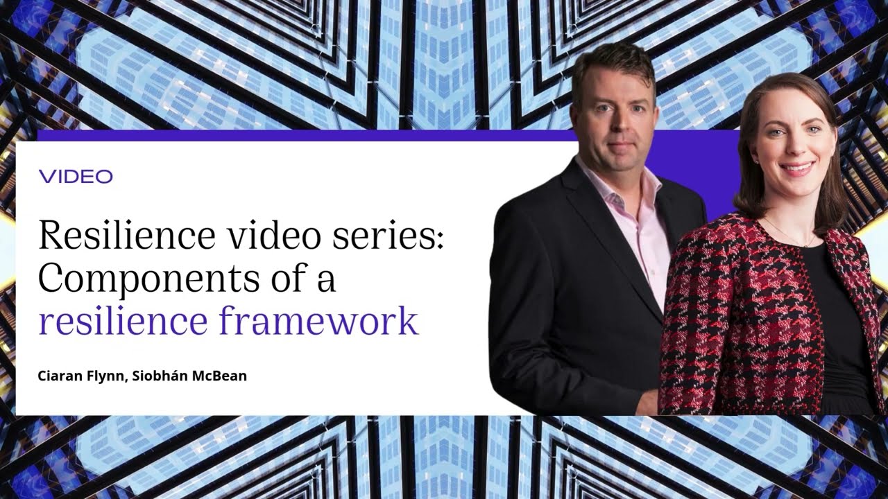 Resilience Series: Components of a resilience framework