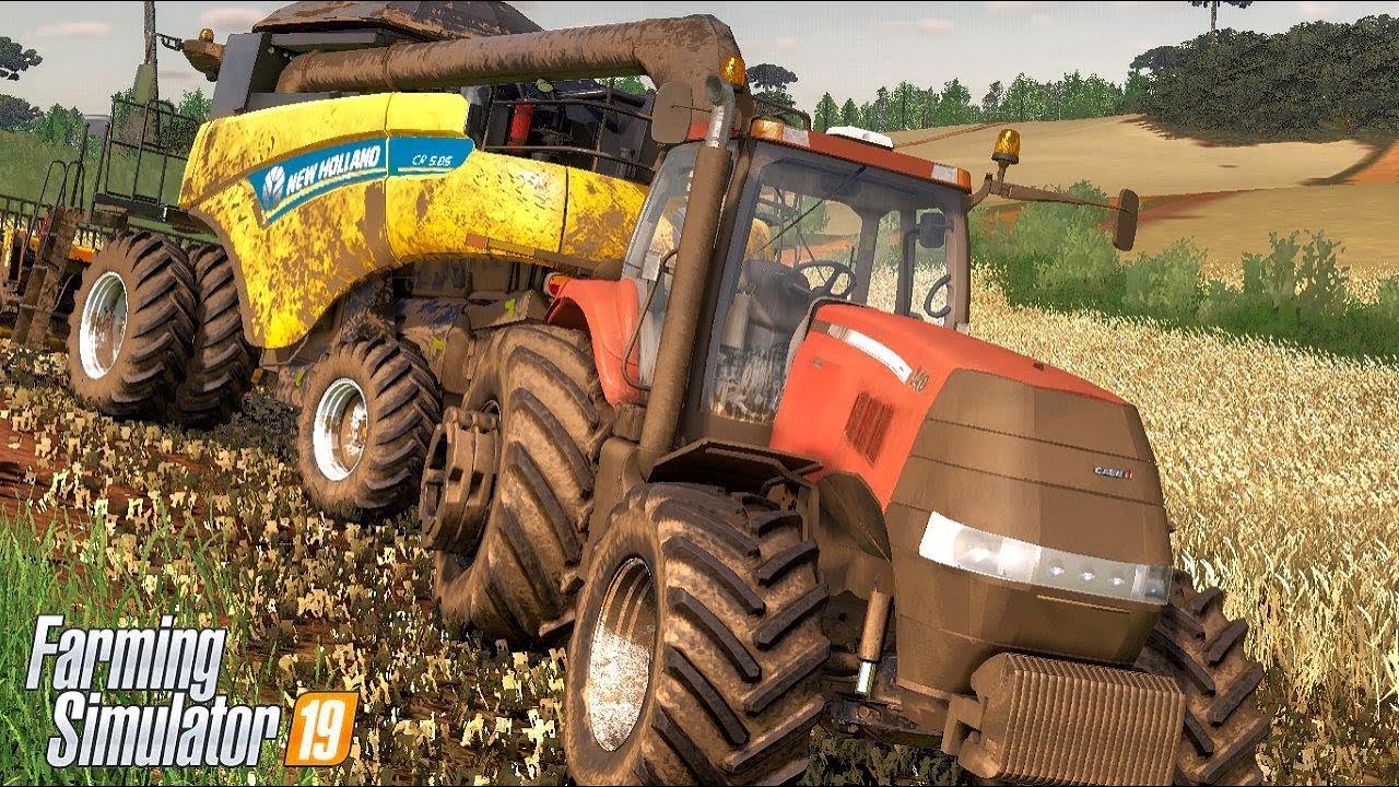 ENFRENTAMOS DIFICULDADE PRA DESATOLA A CR 5.85 || PARANAZÃO V2 || FARMING SIMULATOR 19 || #68 G29