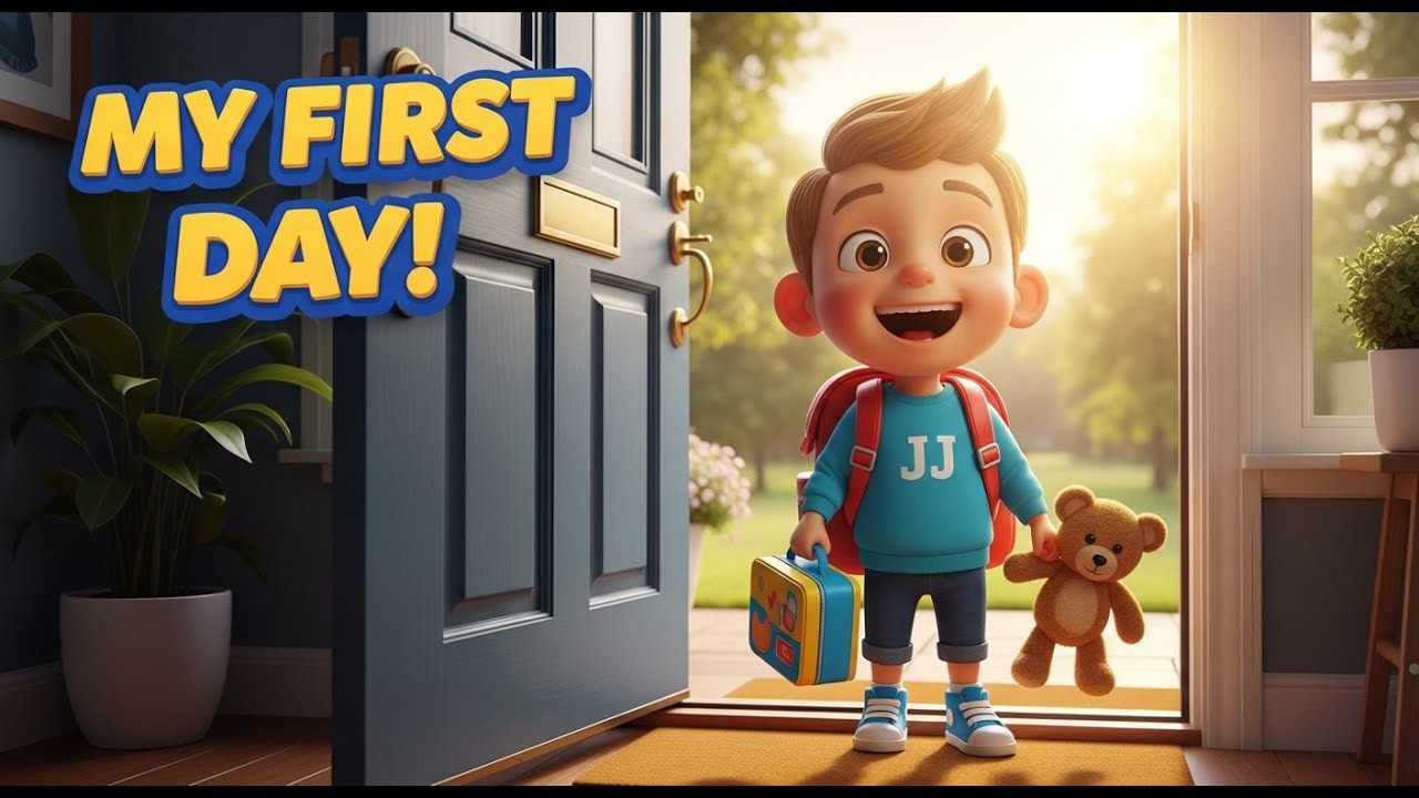 🎒✨ 1. First Day of School | Nursery Rhyme for Kids | Rhyme Tables ✨🎒