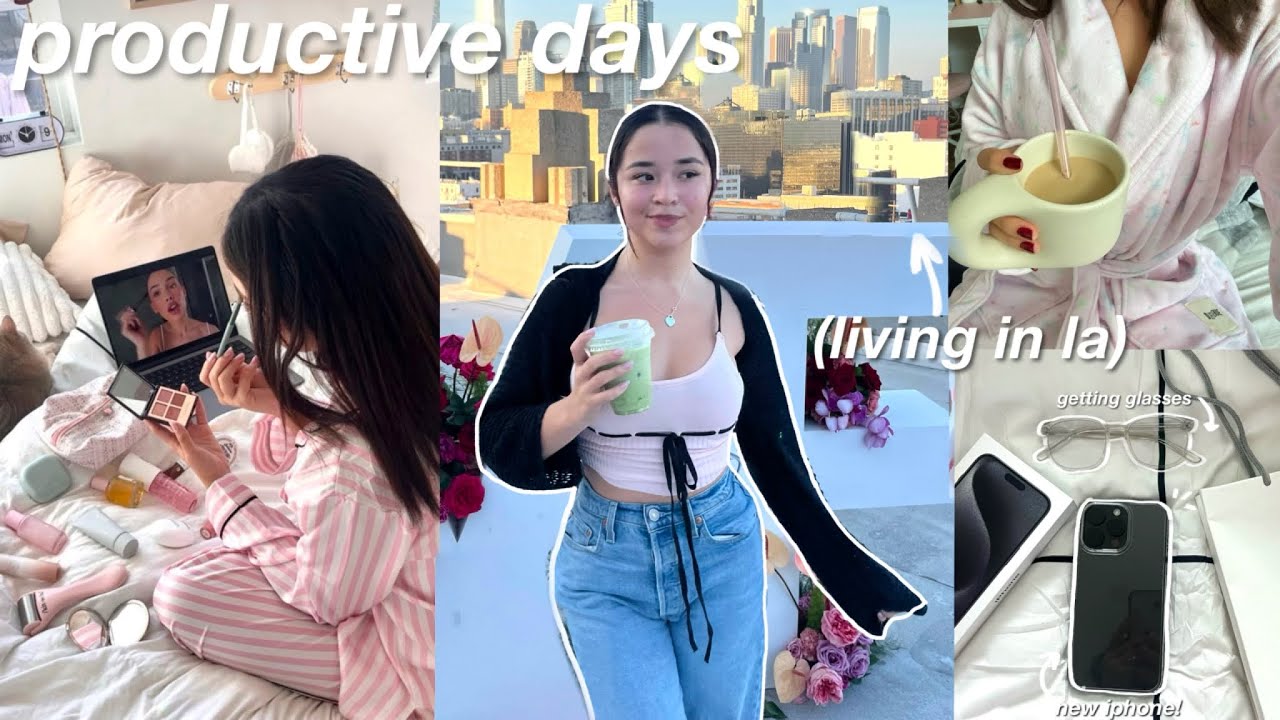 productive days in my life doing things alone🎧 new iPhone 15, adulting, influencer 