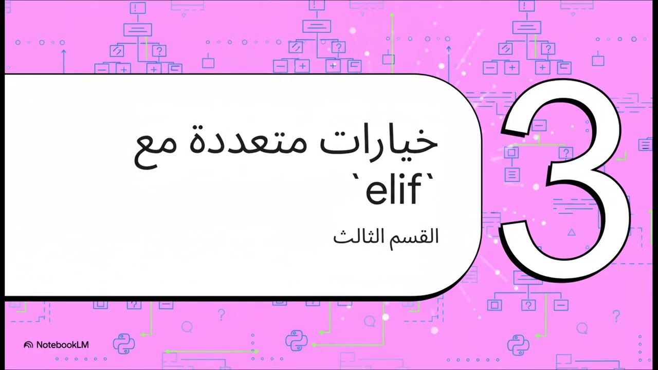 6_الجمل الشرطية في بايثون 