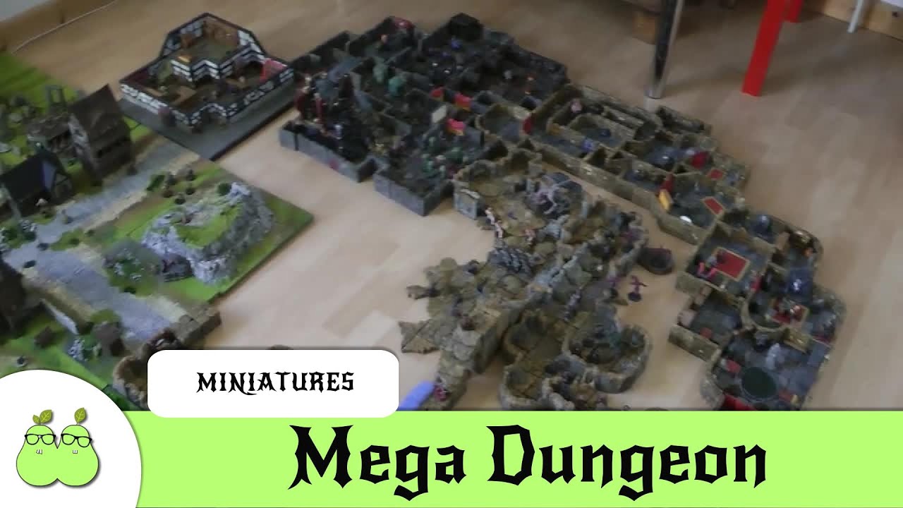 The Mega Dungeon 3D Miniature Project