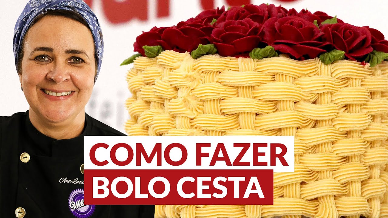 COMO DECORAR UM BOLO CESTA COM ANA LUCIA TEIXEIRA E WILTON  | LOJA SANTO ANTONIO