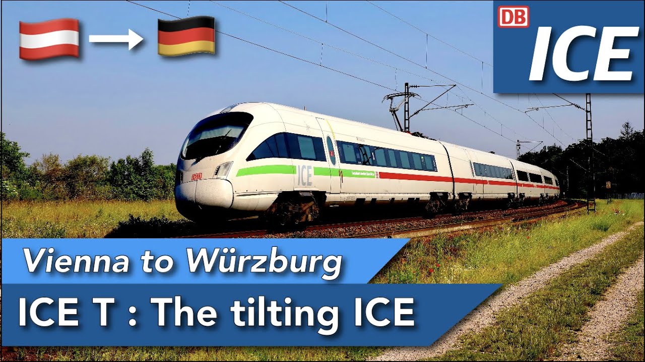 Единственный наклоняемый ICE DB: ICE T между Веной и Германией