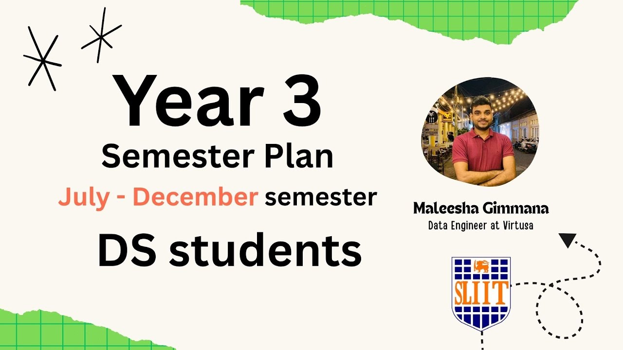 SLIIT Data Science: Year 3 Semester 2 Tips & Tricks 
