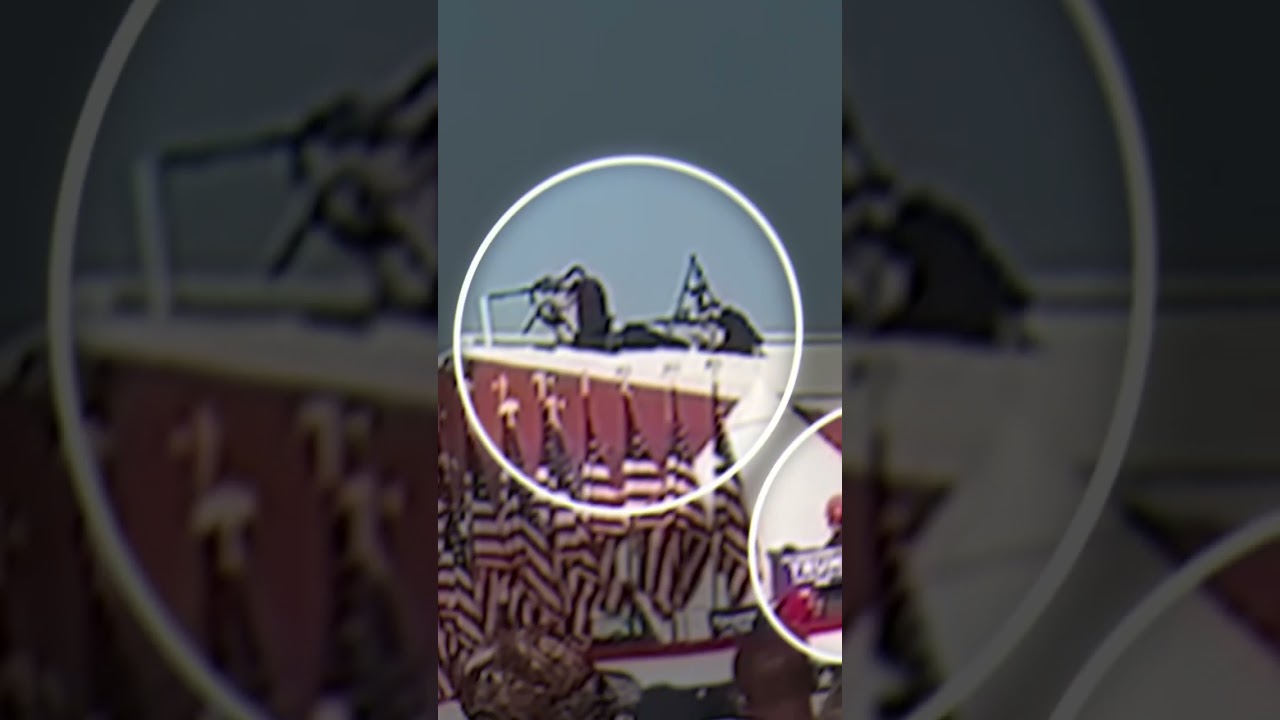 The Moment Trump Was Shot In Right Ear At Rally