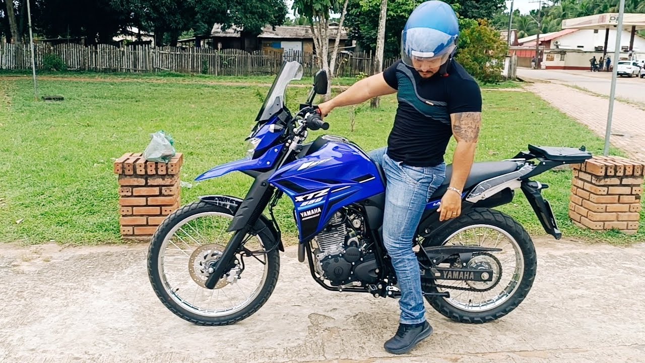 LANDER 2023 COM A BOLHA + O KIT DE REBAIXAMENTO + SUPORTE DE BAÚ E ENVELOPADA....#yamaha