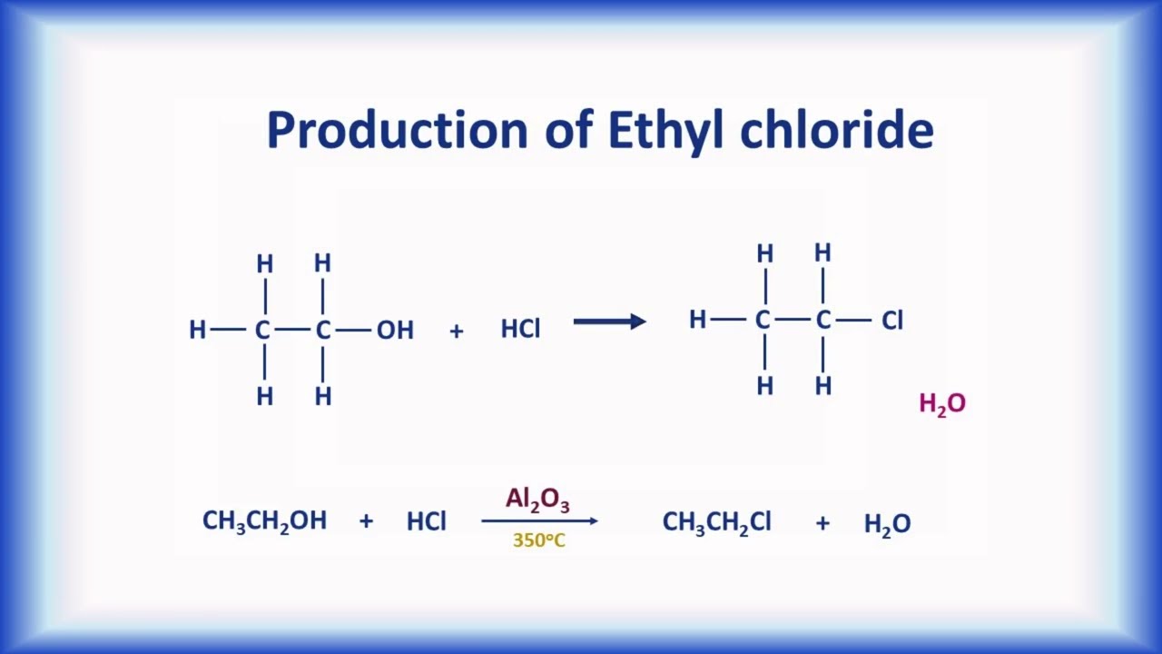 Production of ethyl chloride