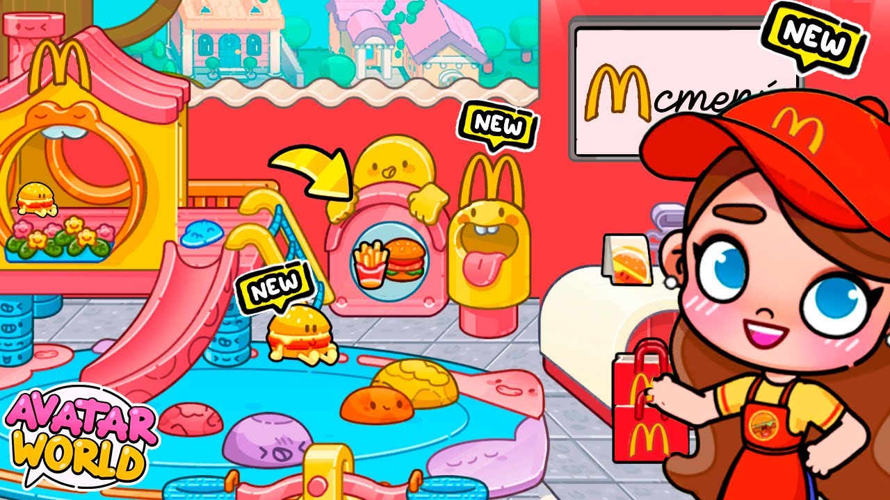 As&iacute; PUEDES CREAR un McDonald's con PARQUE INCLUIDO en Avatar World *Nueva Actualizaci&oacute;n* | Sol Games