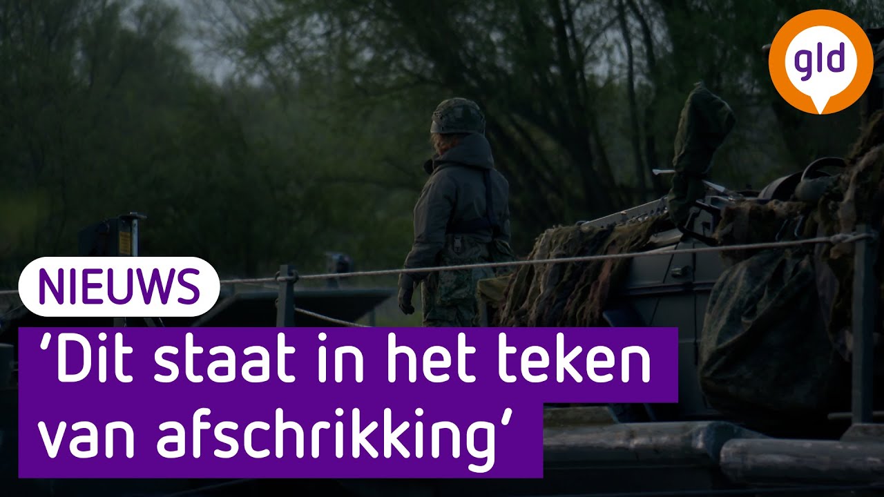 500 militairen steken IJssel over om signaal af te geven aan Rusland