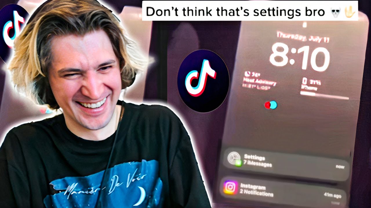xQc Can’t Contain Himself Reacting to HILARIOUS Tiktoks