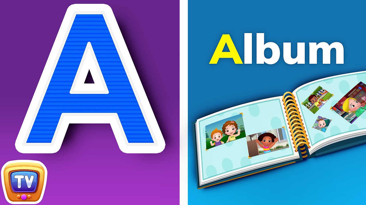 ChuChu TV ABC Phonics Song 5 - A for Album - Sounds of the alphabet - Toddler Learning Videos