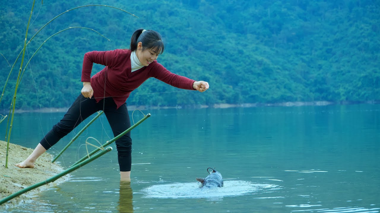 How to Build the Most Effective Bamboo Automatic Fishing Rod – Solo Lake Life