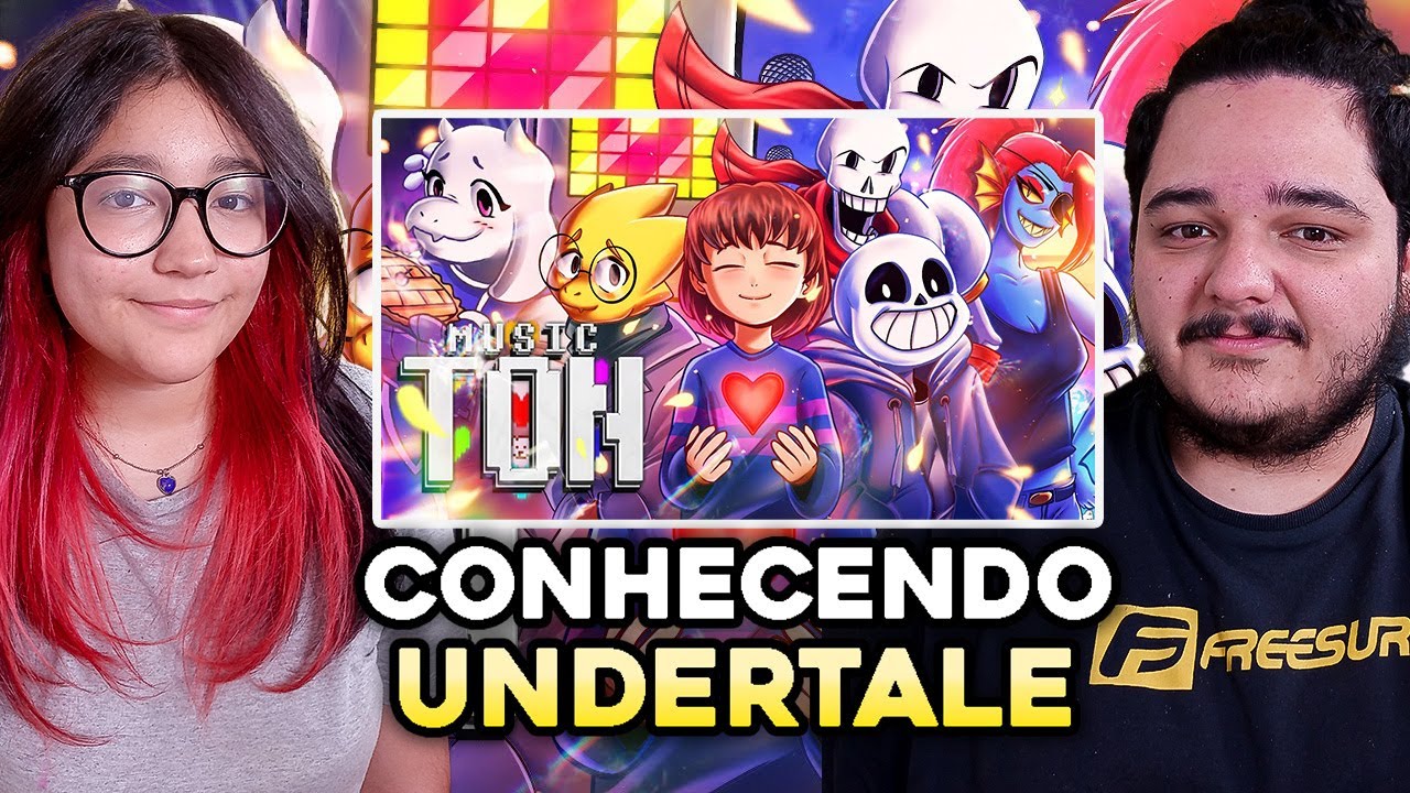 ( Conhecendo Undertale ) Reagindo a Determinação | Undertale Pacifist | Papyrus Da Batata