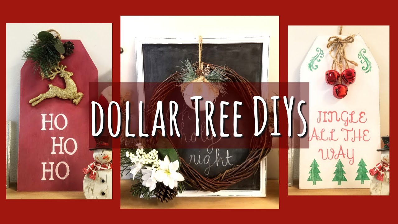 CHRISTMAS DOLLAR TREE DIYS!!!