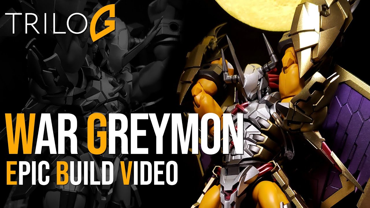 War Greymon (Amplified) | Mega Digimon | Build Video | Plastic Model Kit