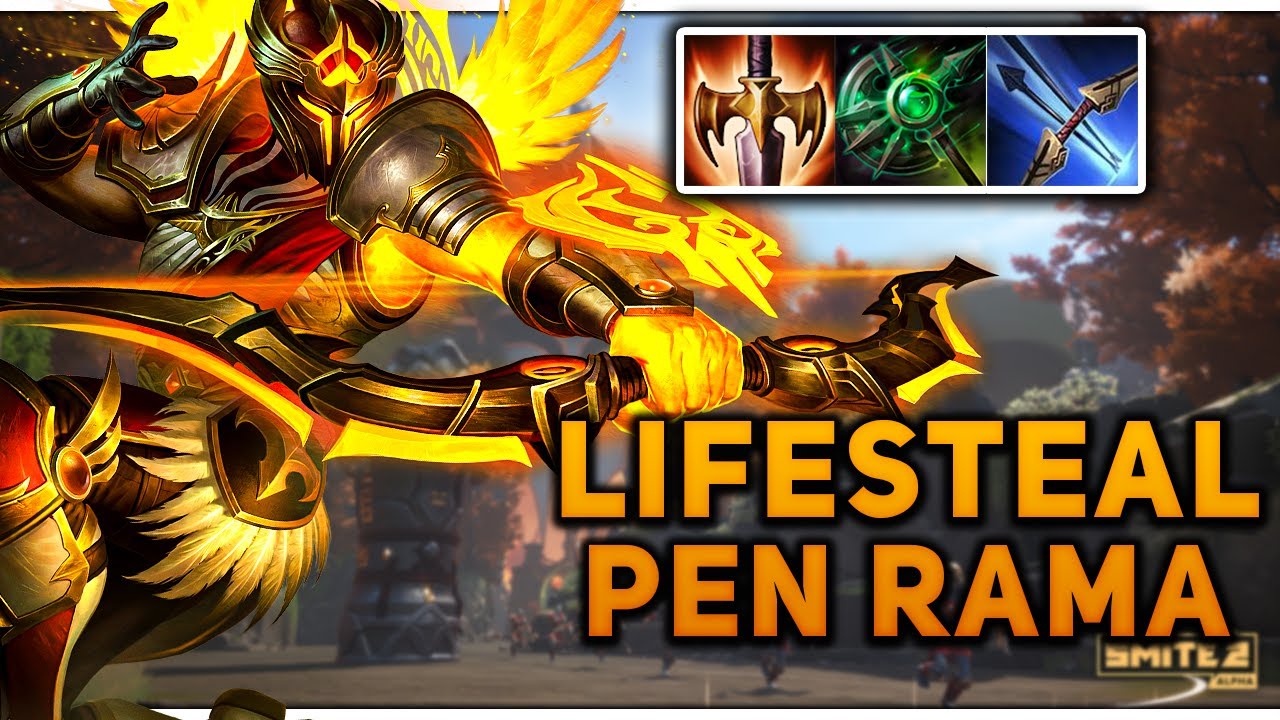 LIFESTEAL PEN RAMA MID BUILD HARD CARRIES!