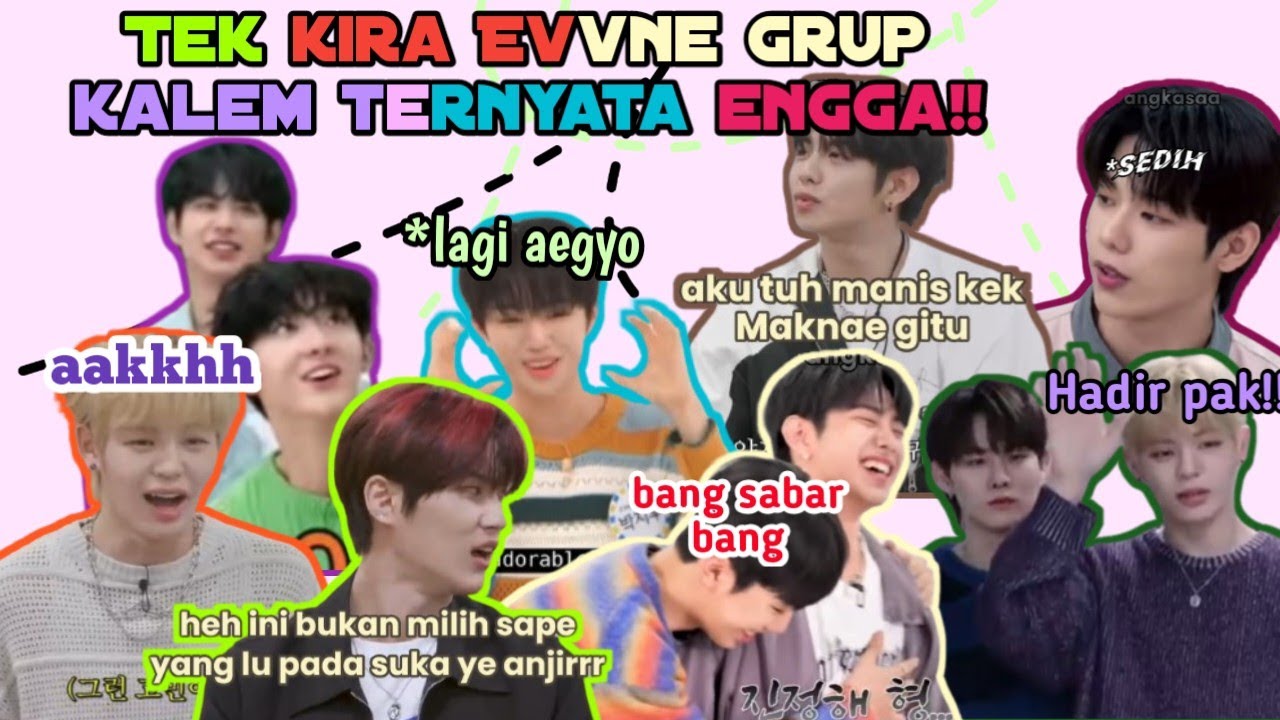 EVNNE grup yang keliatan kalem ternyata engga!! - Evnne funny moment sub Indo #evnnefunnymoment