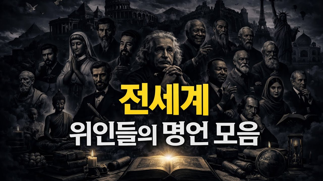 전세계 위인들의 핵심 명언 모음