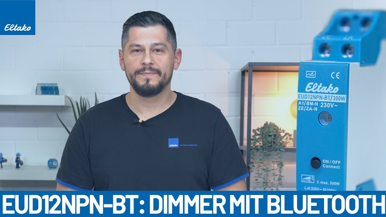 Universal-Dimmschalter EUD12NPN-BT/300W-230V mit integrierter Schaltuhr und Bluetooth-Konfiguration