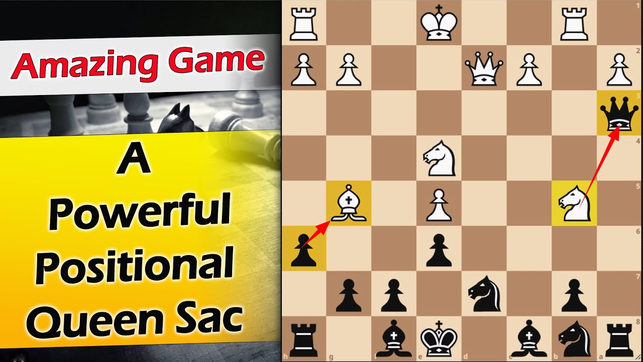 A powerful positional queen sacrifice | Delay vs Renet 1988