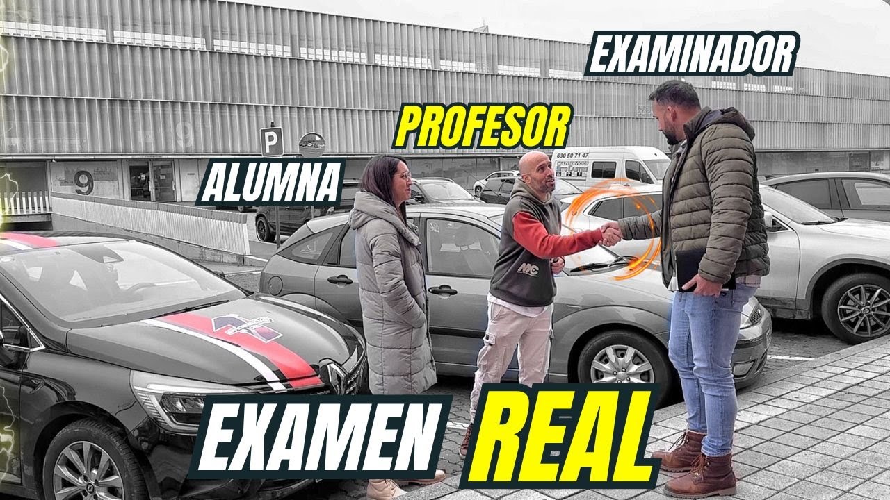 👉Un EXAMINADOR de 2 metros ASUSTA a la ALUMNA en su EXAMEN de CONDUCIR
