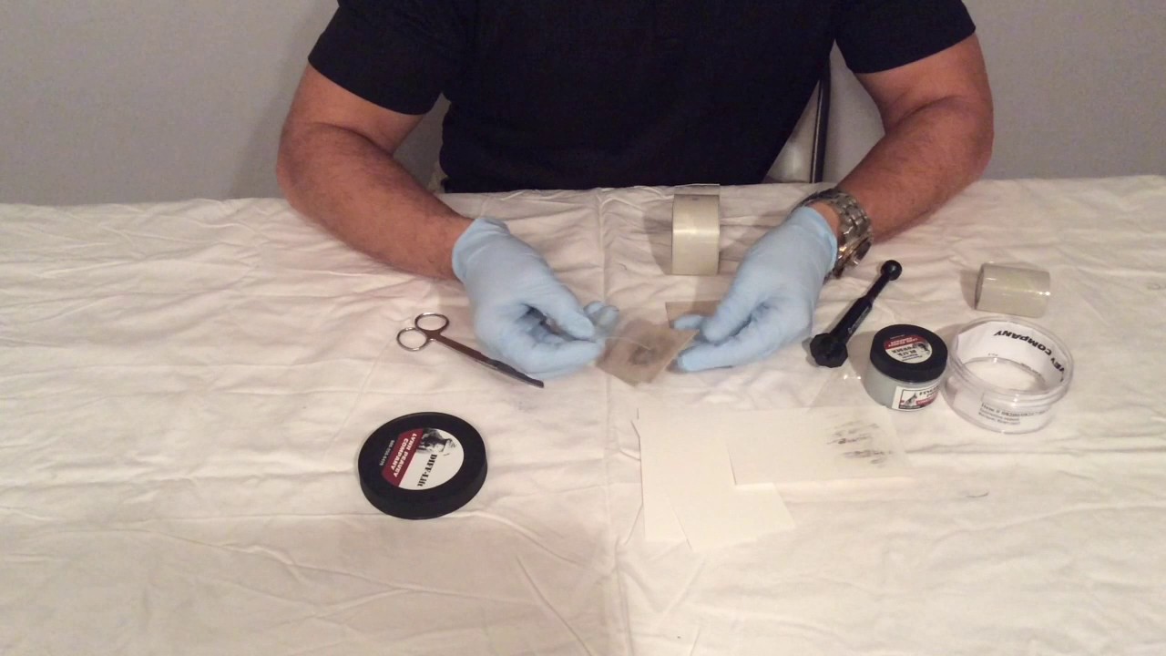 Forensic Education  Uses Diff-lift Tape