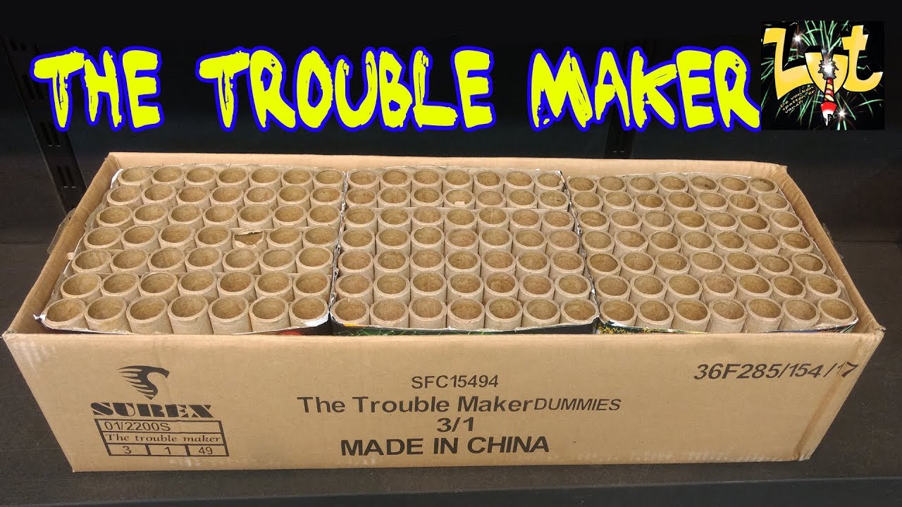 The Trouble Maker 147 Shots! Vuurwerk Flowerbed Surex Fajerwerki