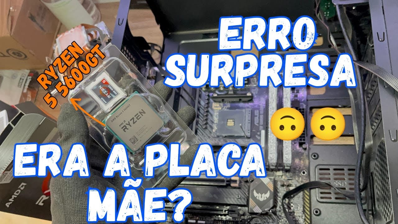Rx 580 NÃO DÁ VÍDEO E OUTRO ERRO GRAVE: Troca de processador que não deu certo
