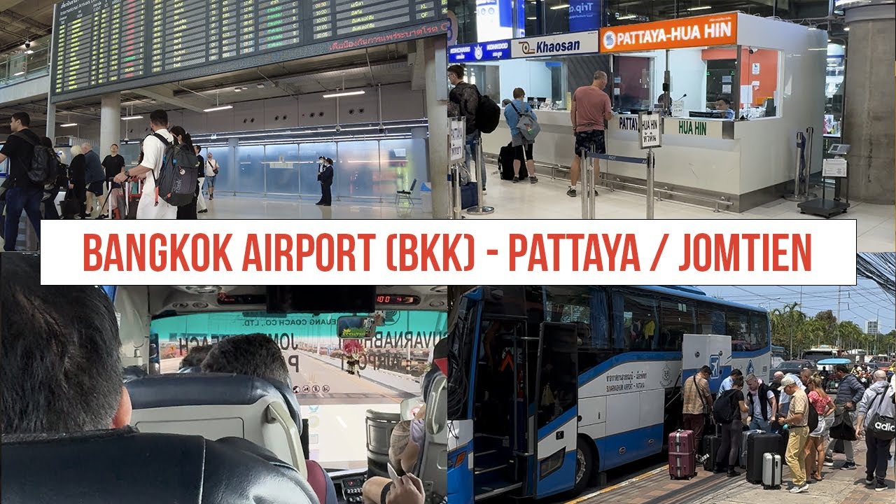 Автобус из аэропорта Бангкока в Паттайю и Джомтьен — ДЕШЕВО И ПРОСТО!