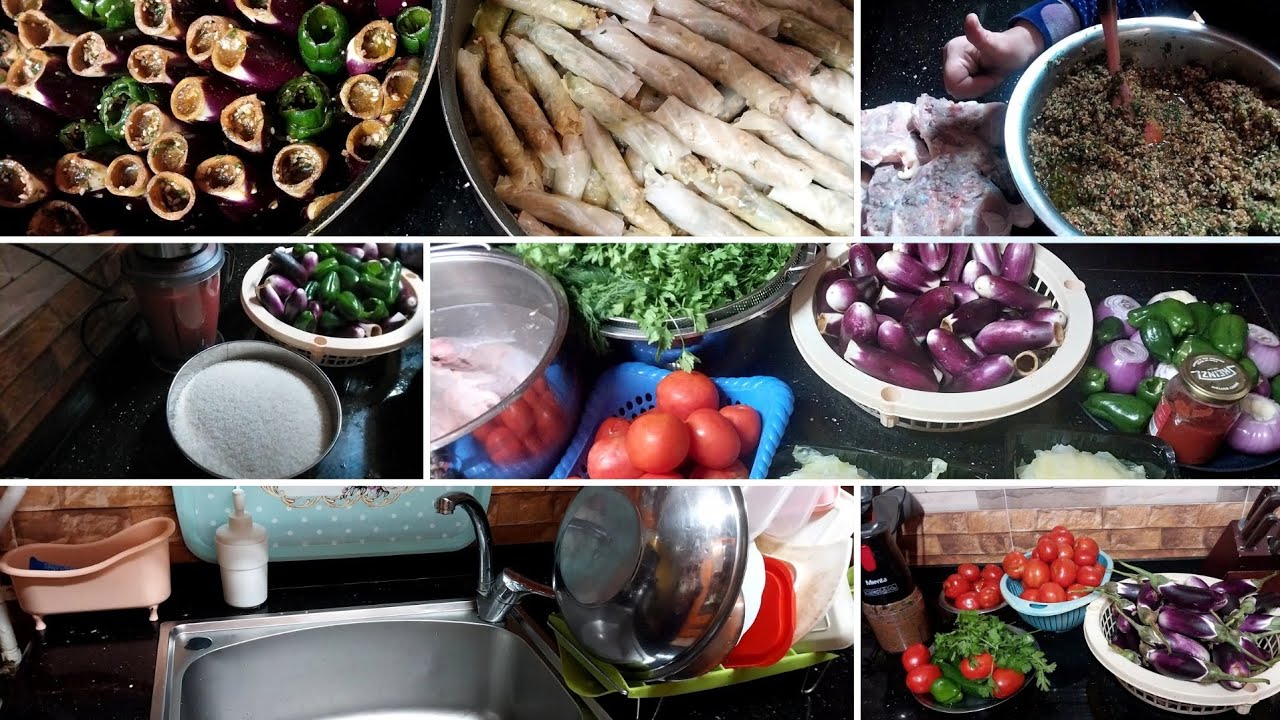 روتينى الطويل وإزاي أنجزه بسهوله للمبتدئين 👍روتينى الجمعه وعملت محشي بتكات رهيبه 😋😋🫠