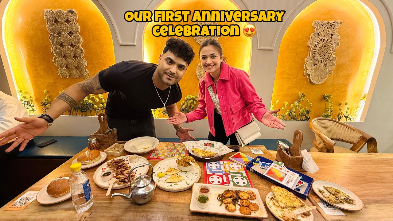 Our First Anniversary Celebration 😍