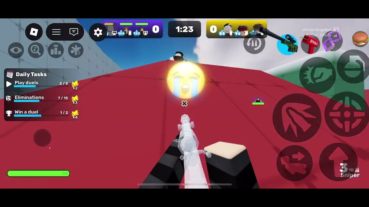 Rivals 3v3 with my irl friends (Roblox rivals)