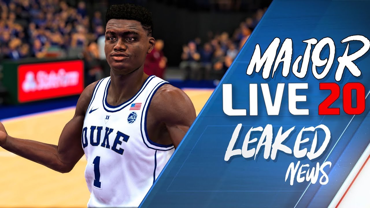 Zion NBA LIVE 20 Cover Leaked? Major NBA LEAKED News