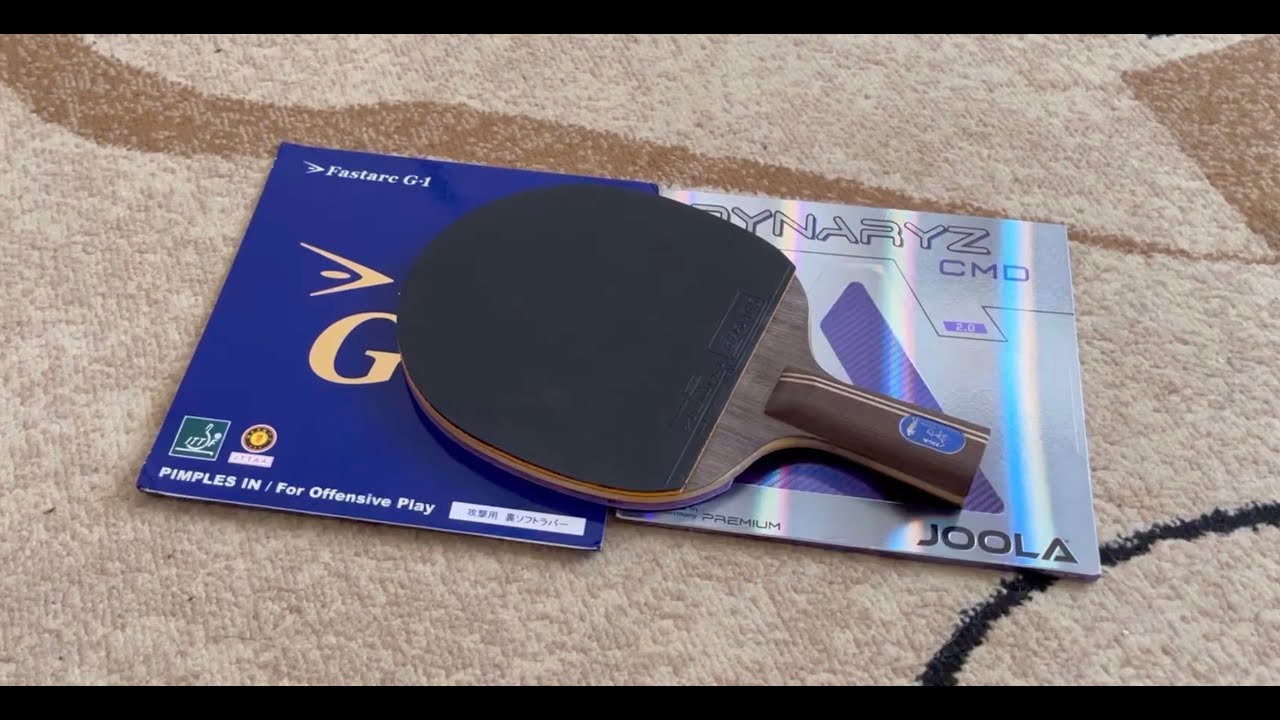 Обзор: Stiga Dynasty Carbon + Nittaku Fastarс G1 + Joola Dynaryz CMD