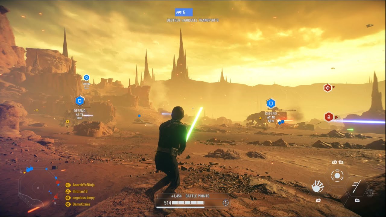 Luke Skywalker is AMAZING in BF2!