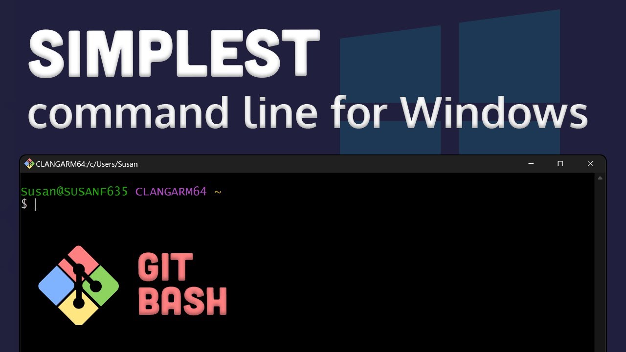 Git Bash — простейшая программа командной строки для Windows