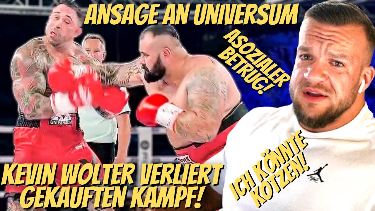 Kevin Wolter K.O. nach 40 Sekunden! Universum Kampf Reaktion
