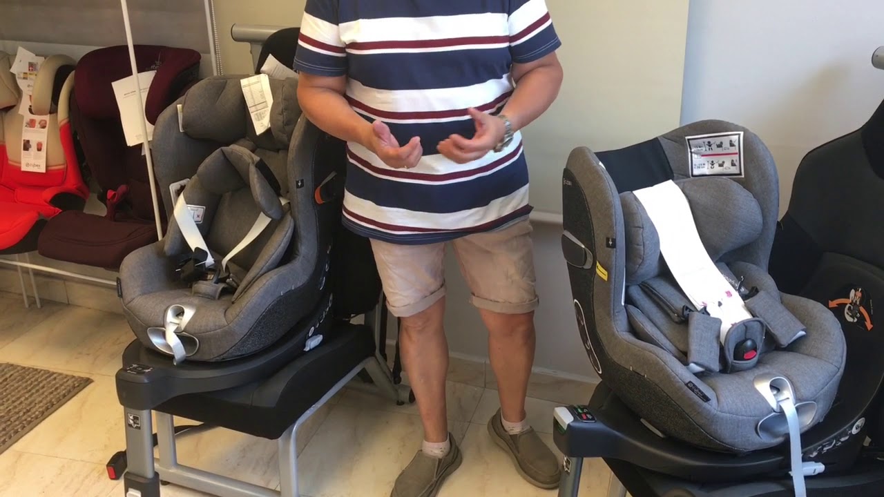 Comparativa sillas de coche Cybex SIRONA Zi y SIRONA Z, ambas con normativa i-Size