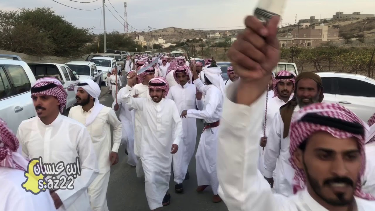 مدقال قبيلة القنافذه (بلحارث) عند ربعهم ال عاطف بزواج ماجد عبدالله الحارثي اخراج / صالح ال عيسآن