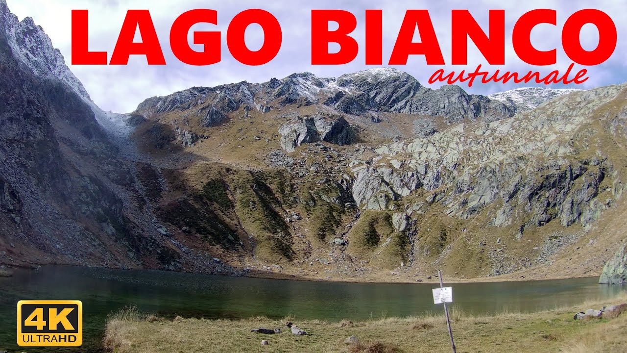 LAGO BIANCO in Autunno e RIFUGIO CARESTIA, al Vogna 2202mt [4K]