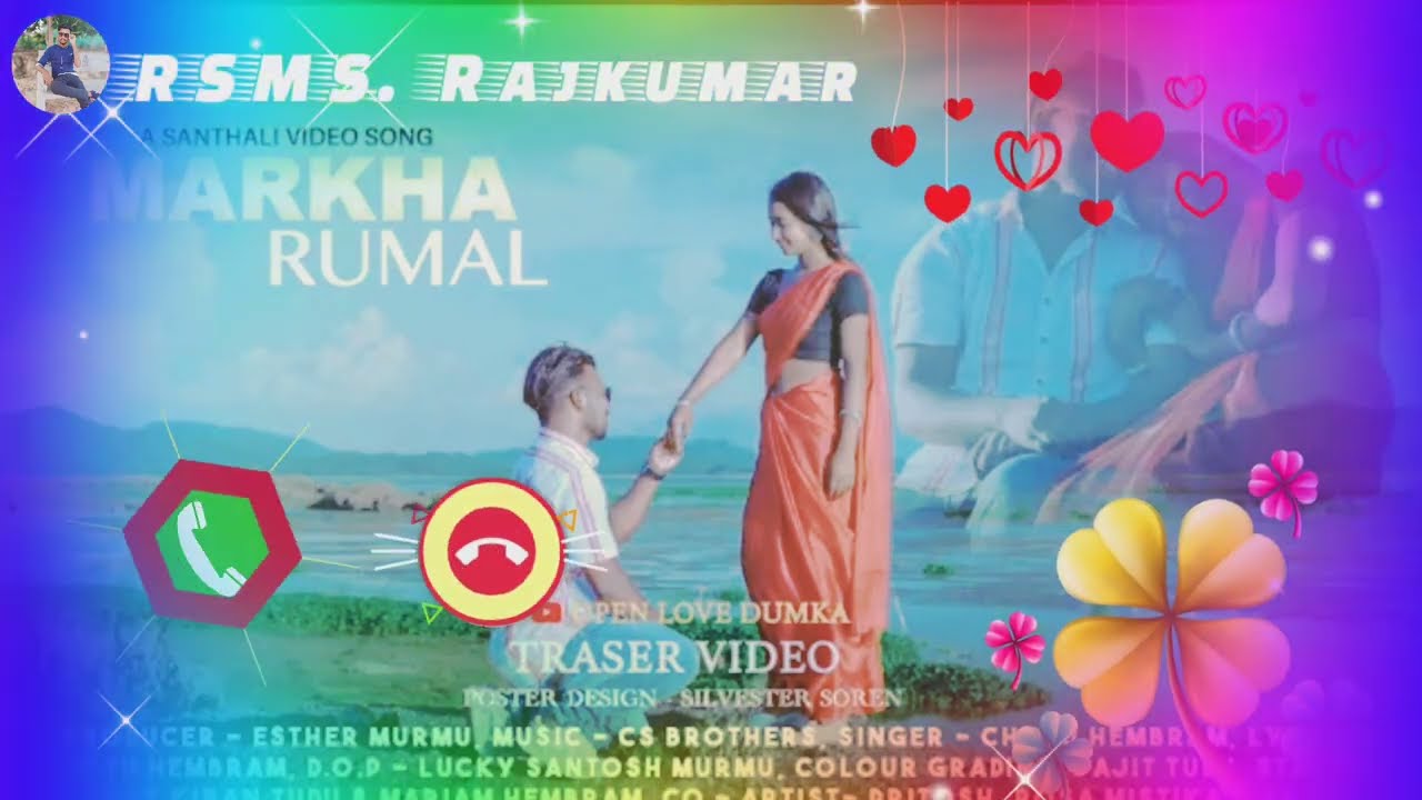 #ringtone#santali💐video📞2023🥀RSMS💘Markha💔Rumal💕New🙋Santhali🥰Teaser#Video#Mariam@Hembram. M+K.