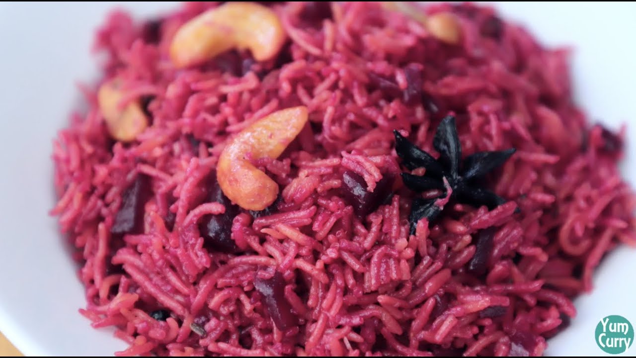 Beetroot Pulao Recipe - Pulao Recipe - Healthy Pulao