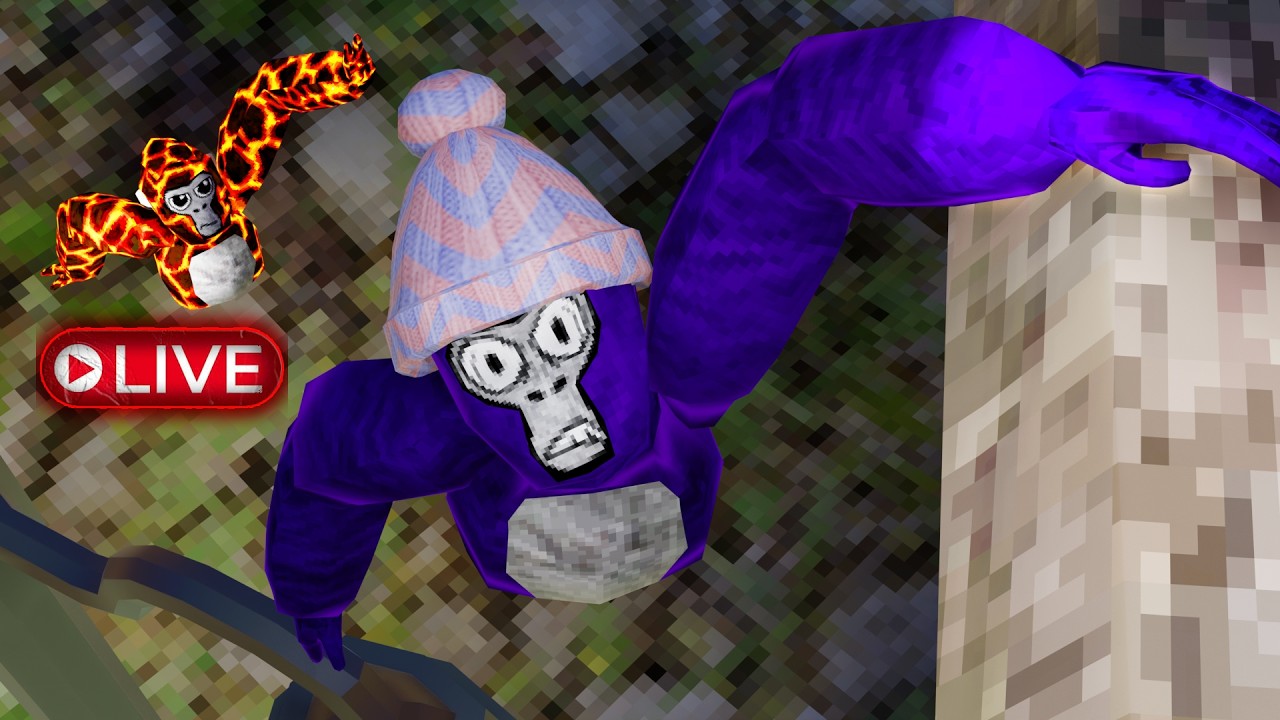 GORILLA TAG LIVE🔴CODE: CRESCENT