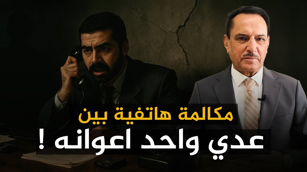 مكالمة هاتفية بين عدي وأحد  أعوانه ! ,, تلك الأيام مع د. حميد عبدالله